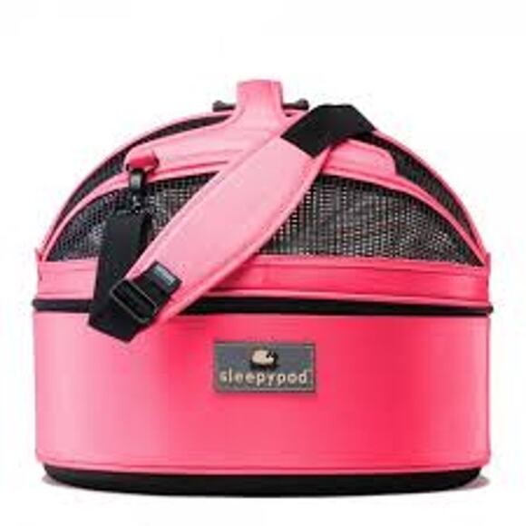 Sleepypod Mobile Pet Bed Full Size Pink Blossom LIKE NEW - Picture 1 of 10